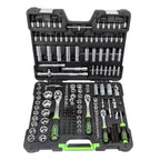 MALA de Ferramentas de 179 Peças com Soquetes Hexagonais de 1/4", 3/8" e 1/2" – Acabamento Zincado - JBM JBM, imagem do produto