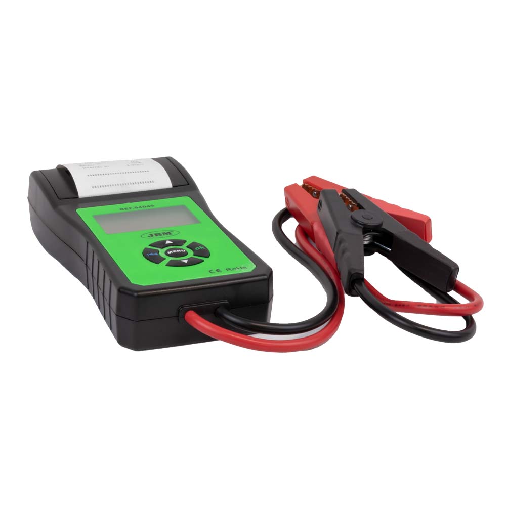 Carrinho para Diagnóstico + Comprovador de Batería com Impressora + Multímetro Digital + Termómetro - JBM JBM, imagem do produto
