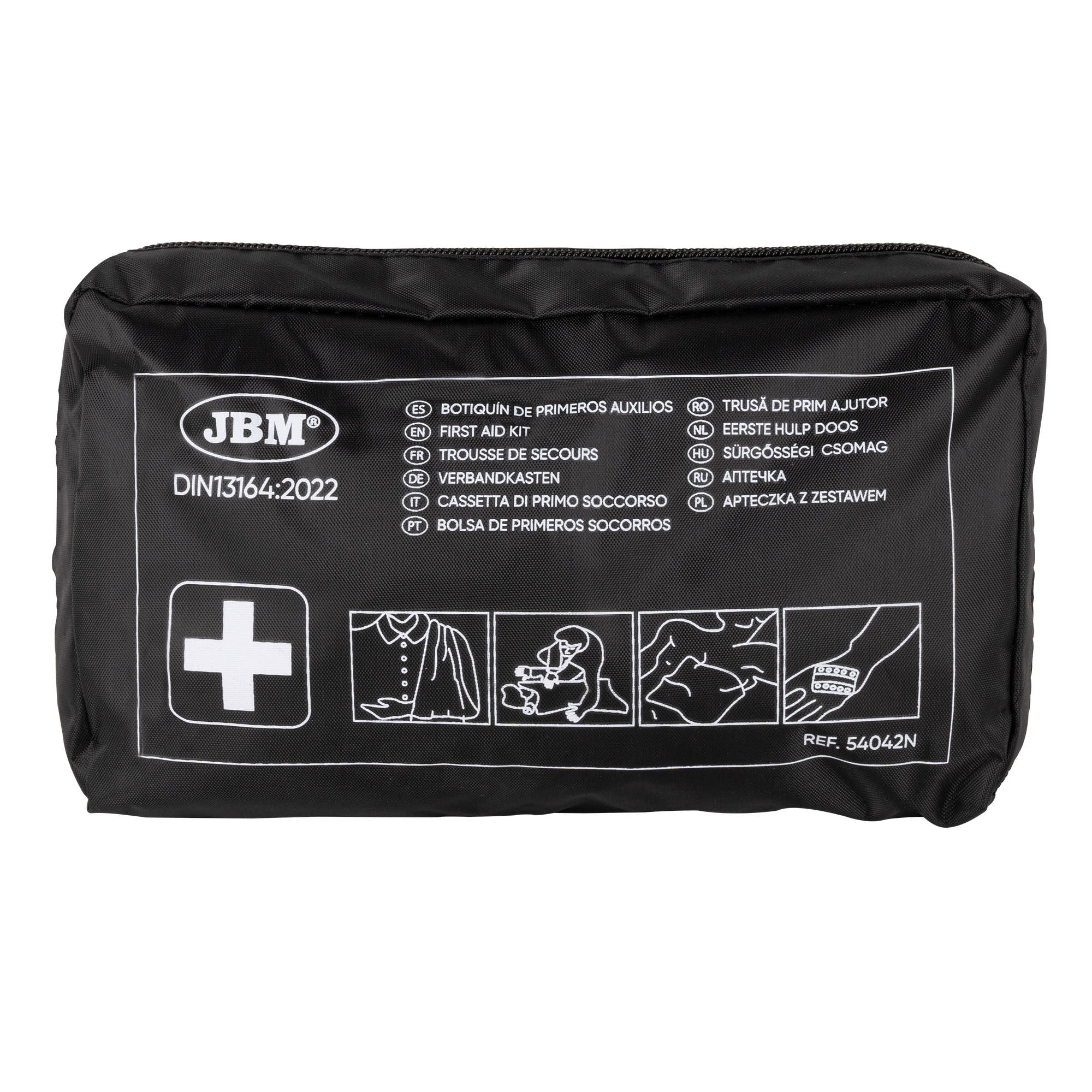 Bolsa de Primeiros Socorros DIN13164:2022 - Preto - JBM JBM, imagem do produto