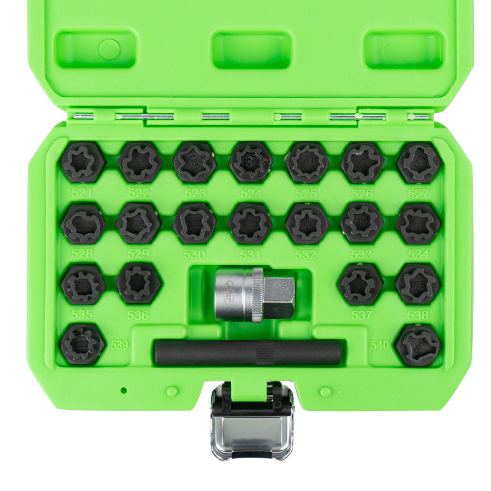 Conjunto de 22 Chaves para Parafuso de Bloqueio de RODA para o Grupo VAG - JBM JBM, imagem do produto