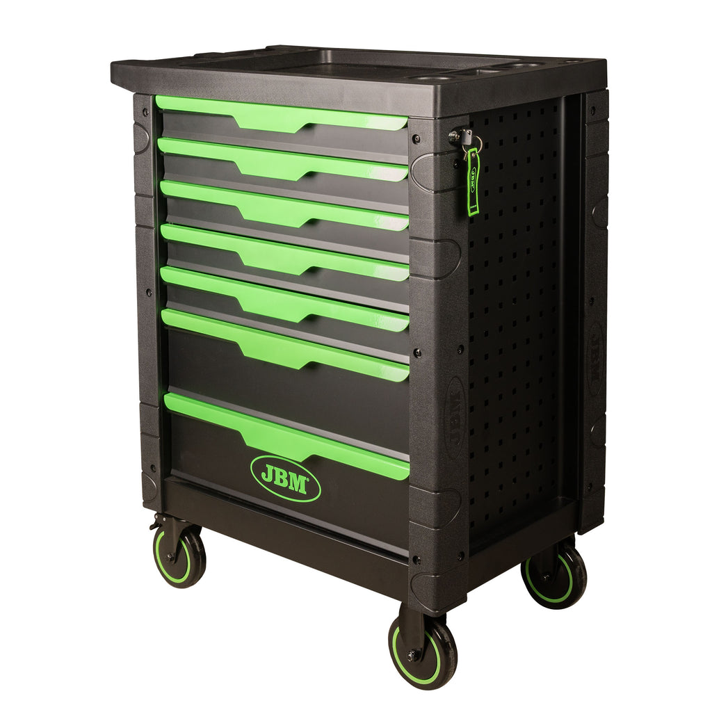 Carrinho de Ferramentas com 7 Gavetas Vazias Verde - JBM JBM, imagem do produto