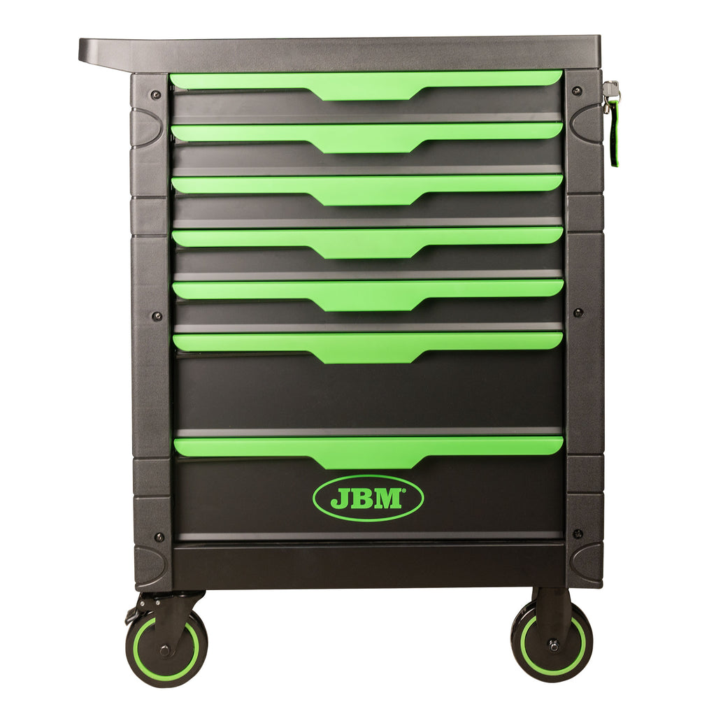 Carrinho de Ferramentas com 7 Gavetas Vazias Verde - JBM JBM, imagem do produto