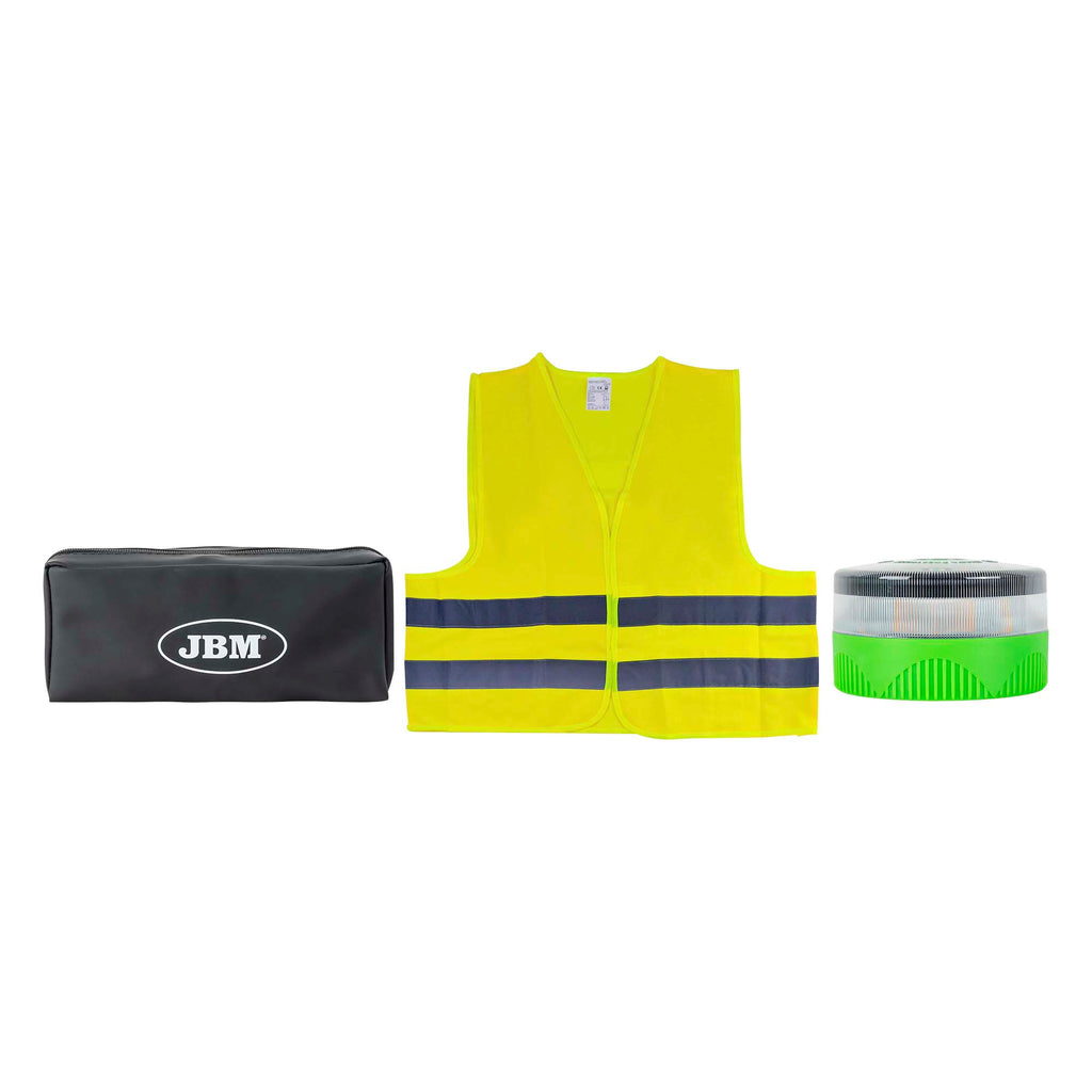 KIT de Emergência - Estojo de PVC, Colete e Sinalizador Geolocalizável - JBM JBM, imagem do produto