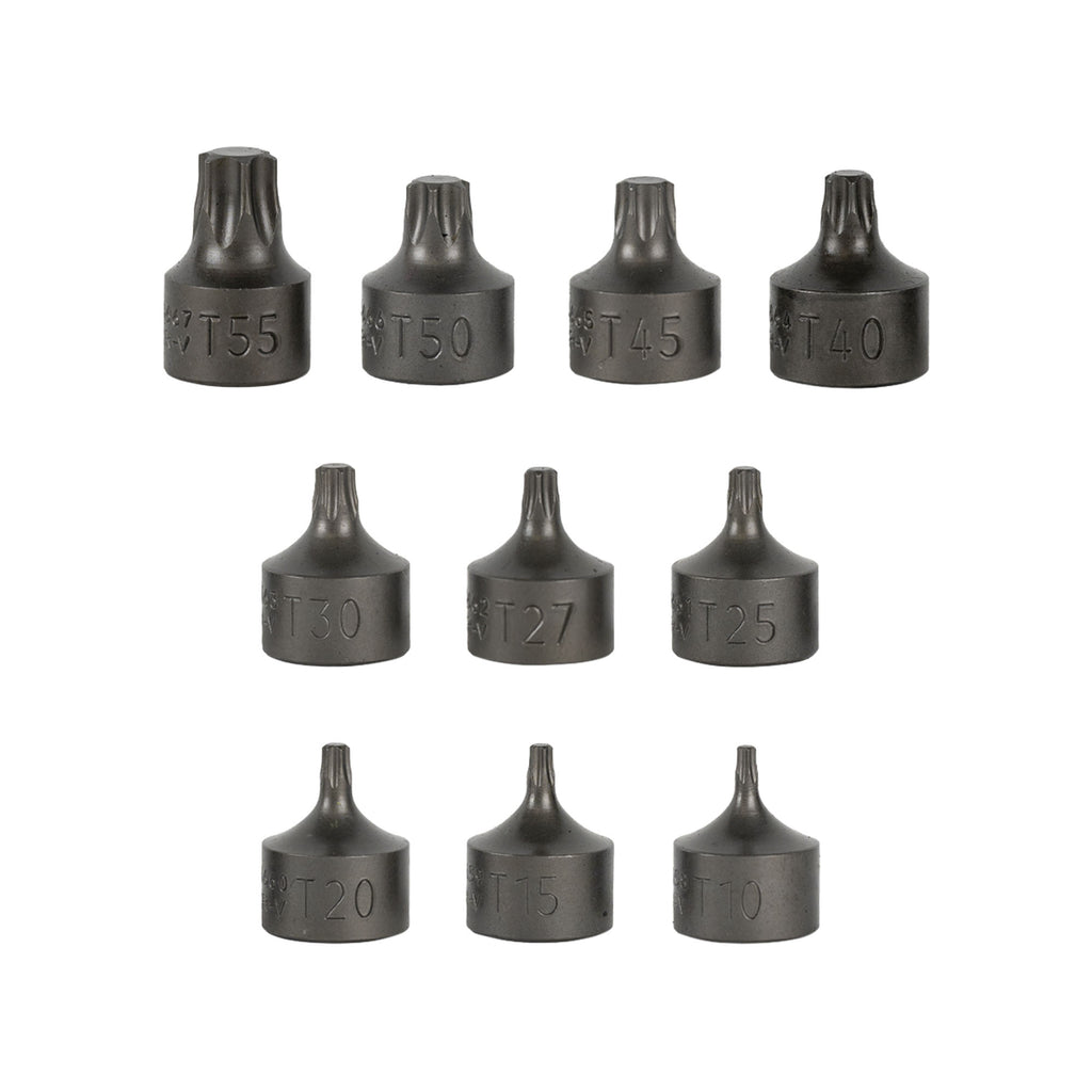 Conjunto de 10 Pontas TORX Curtas com Soquete 3/8" - JBM JBM, imagem do produto