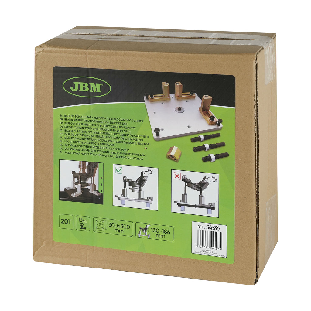 BASE de Suporte para Inserção I Extração de Chumaceiras - JBM JBM, imagem do produto