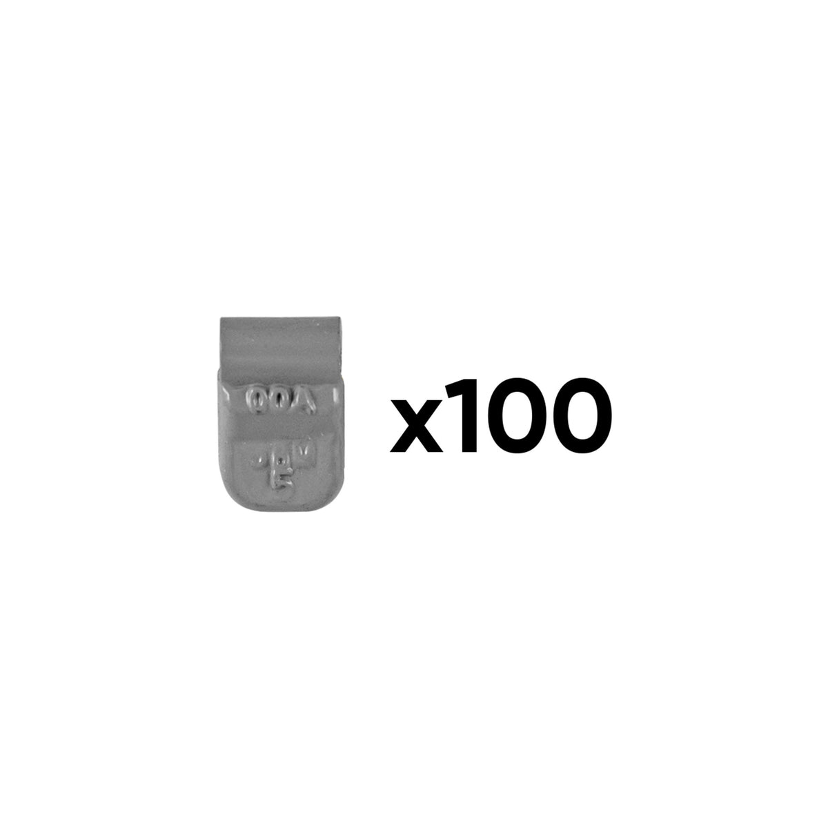 Caixa com 100 Contrapesos de Zinco de Grampo 05GR. Especial para RODA Universal - JBM JBM, imagem do produto