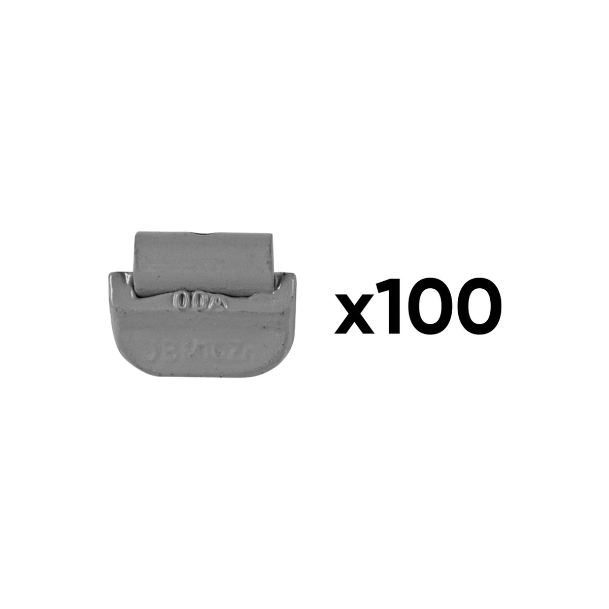 Caixa com 100 Contrapesos de Zinco de Grampo 10GR. Especial para RODA Universal - JBM JBM, imagem do produto