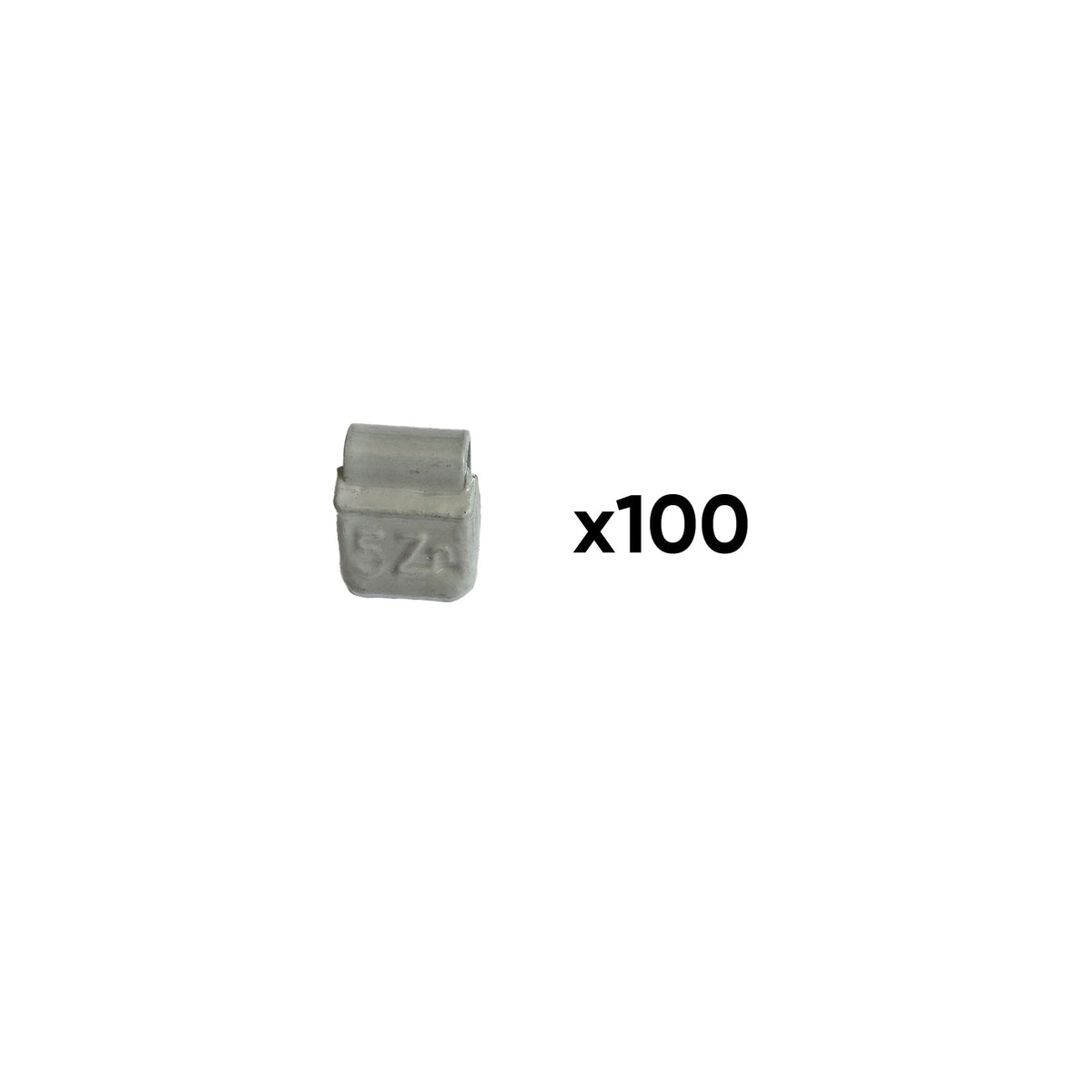 Caixa com 100 Contrapesos de Zinco de Grampo 05GR. Especial para RODA de LIGA LEVE - JBM JBM, imagem do produto