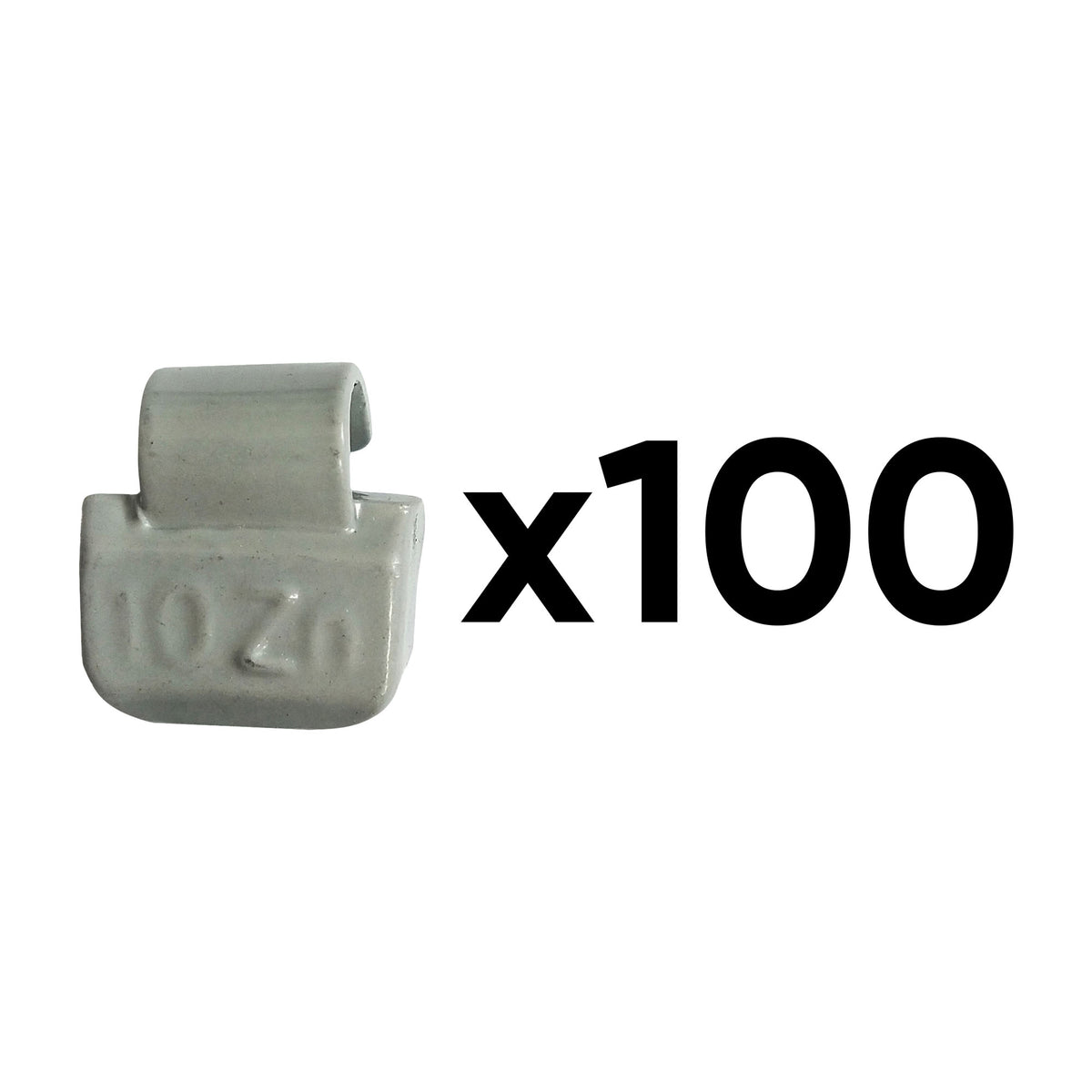 Caixa com 100 Contrapesos de Zinco de Grampo 10GR. Especial para RODA de LIGA LEVE - JBM JBM, imagem do produto