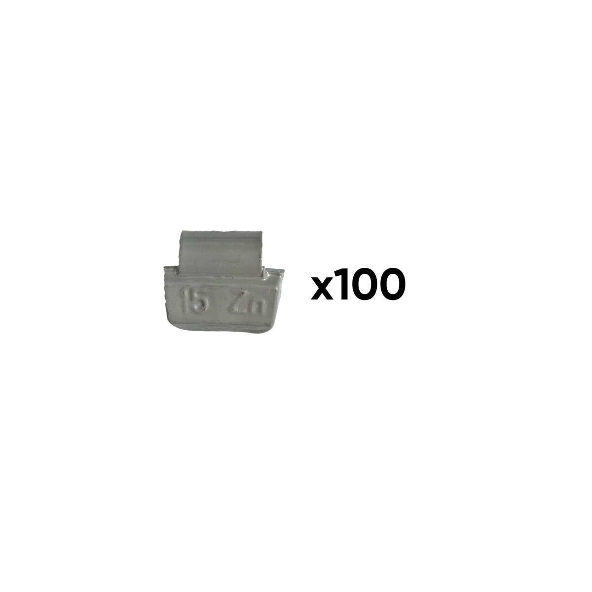 Caixa com 100 Contrapesos de Zinco de Grampo 15GR. Especial para RODA de LIGA LEVE - JBM JBM, imagem do produto