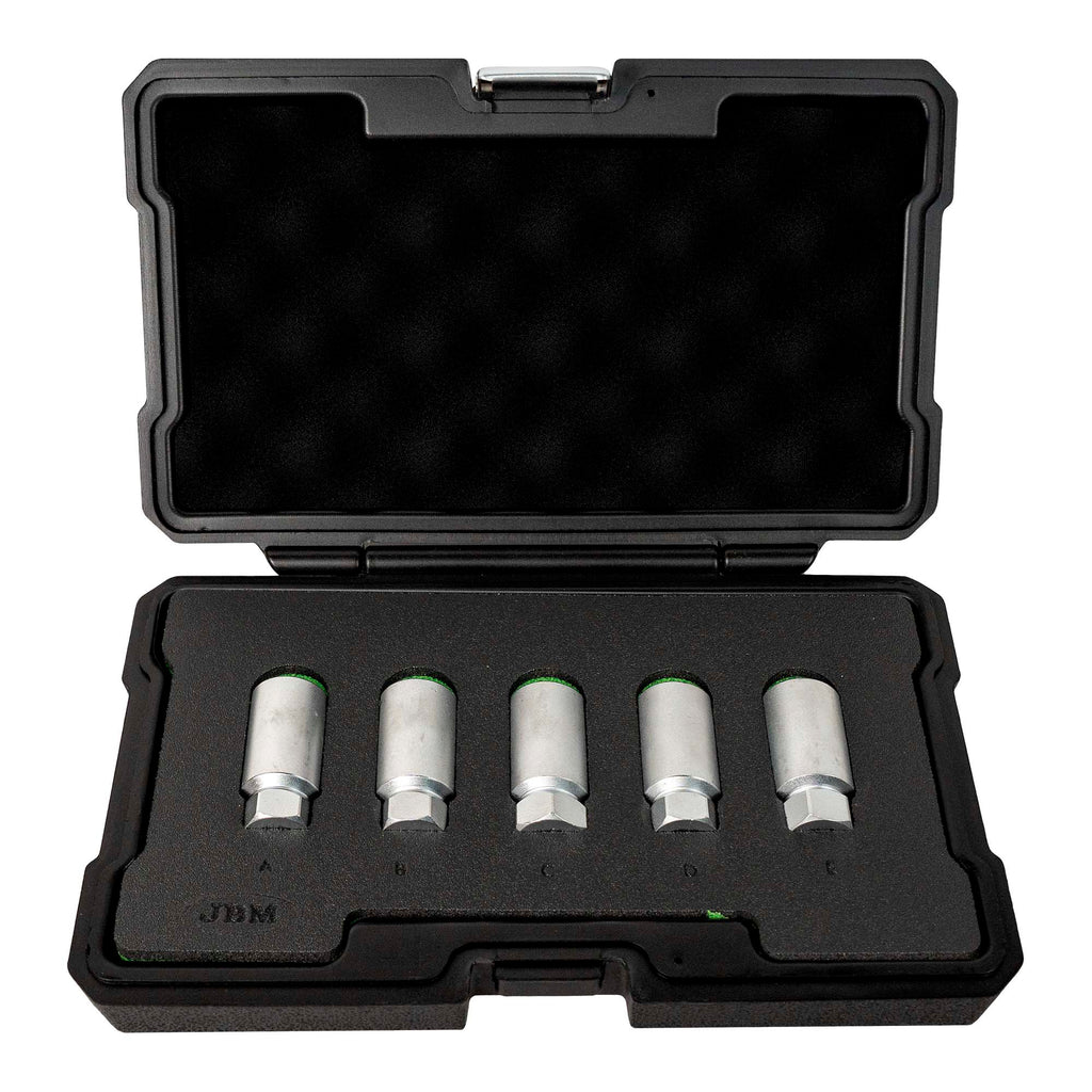 Conjunto de 5 Chaves de Soquete para Parafusos de Bloqueio de RODA para Tesla 3, S, X - JBM JBM, imagem do produto