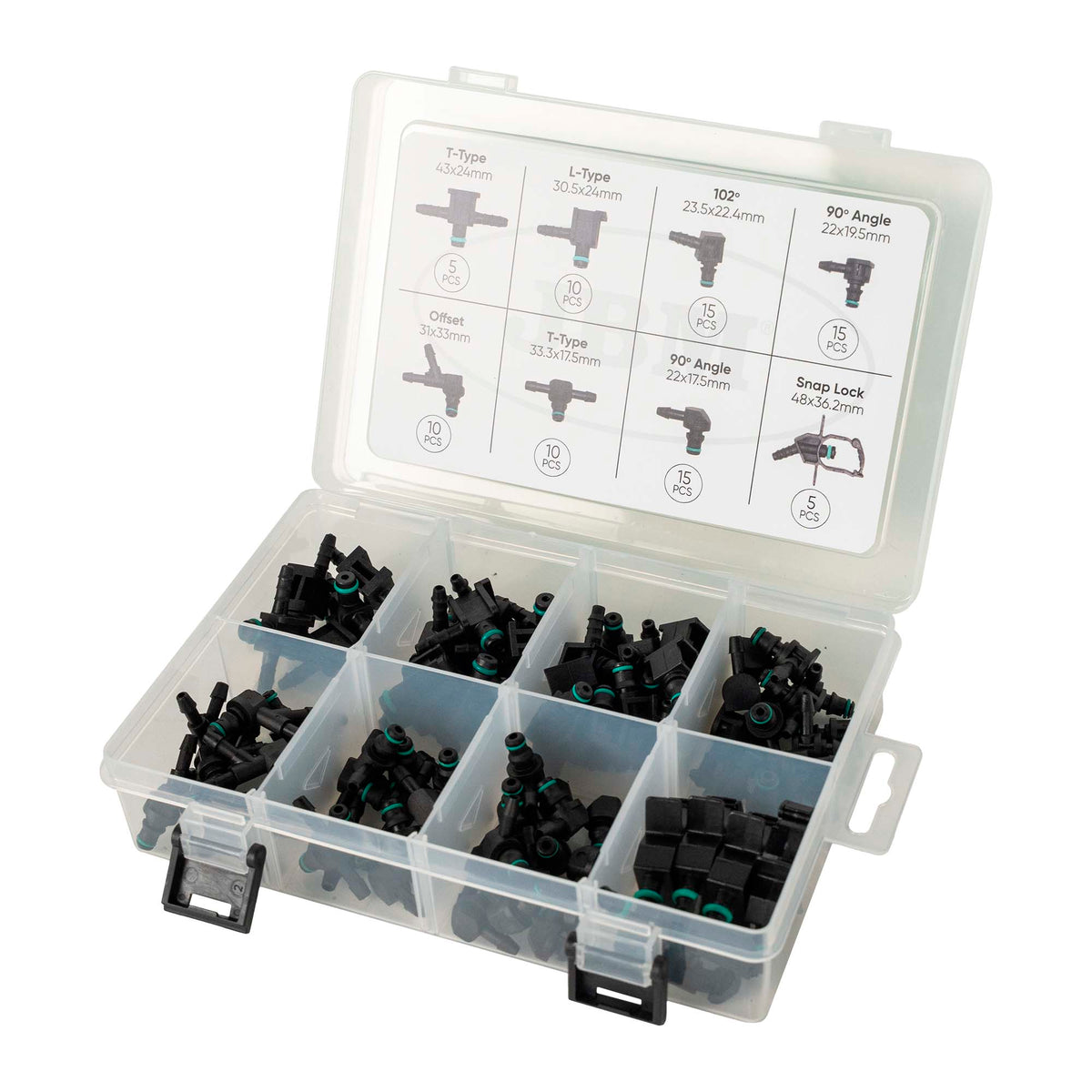 Estojo com 85 Conectores de Retorno para Sistemas Diesel - JBM JBM, imagem do produto
