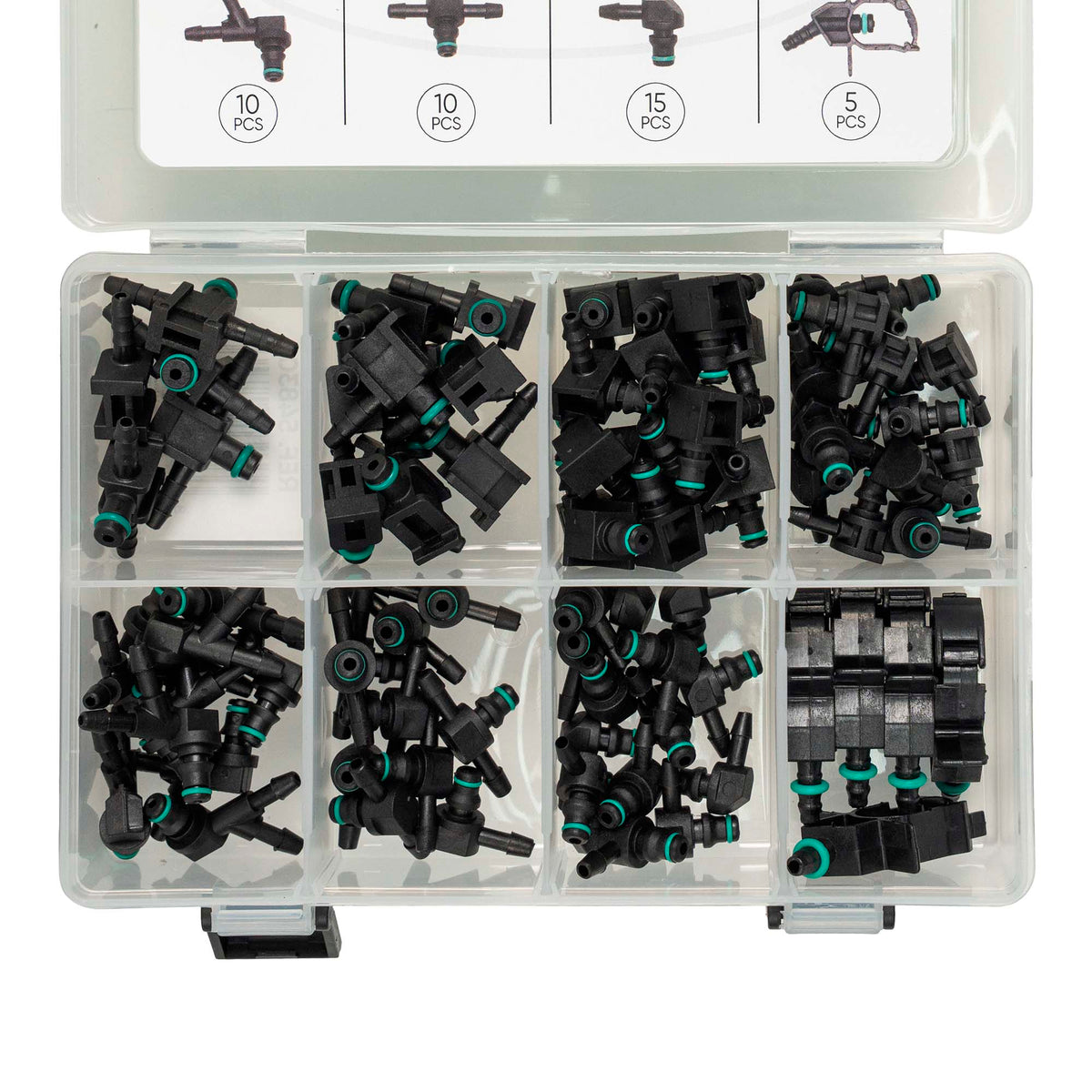 Estojo com 85 Conectores de Retorno para Sistemas Diesel - JBM JBM, imagem do produto