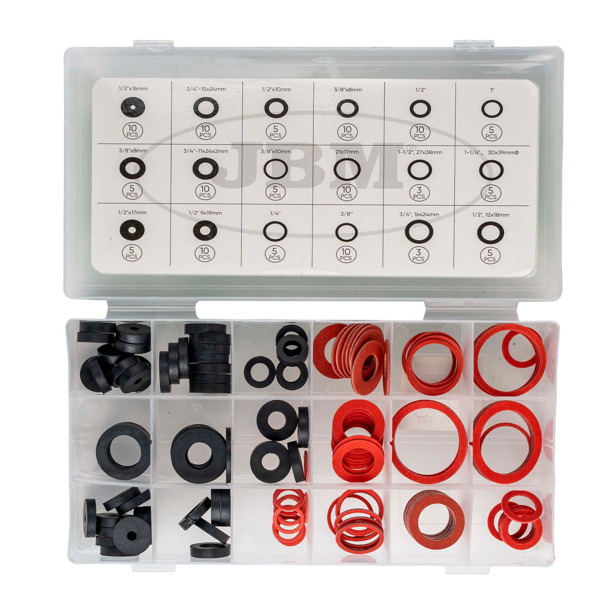 Conjunto de Anilhas de Vedação 126PCS - JBM JBM, imagem do produto