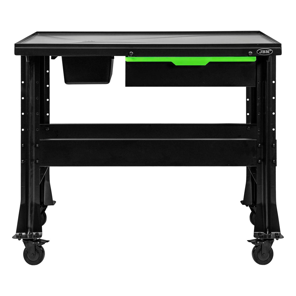 MESA de Trabalho Móvel com Sistema de Drenagem, Depósito e Gaveta para Ferramentas - JBM JBM, imagem do produto
