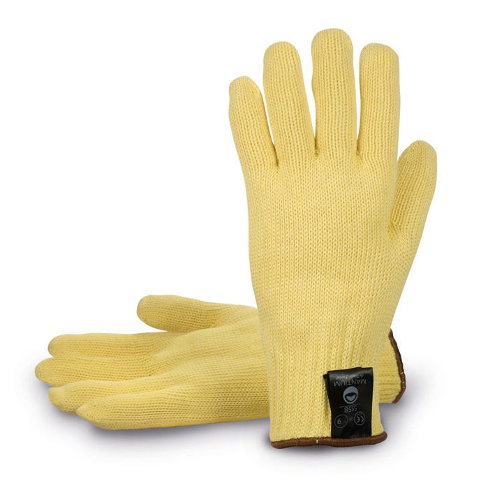 Luva mecânica e térmica (calor) com proteção contra cortes 5558 (10 PARES)