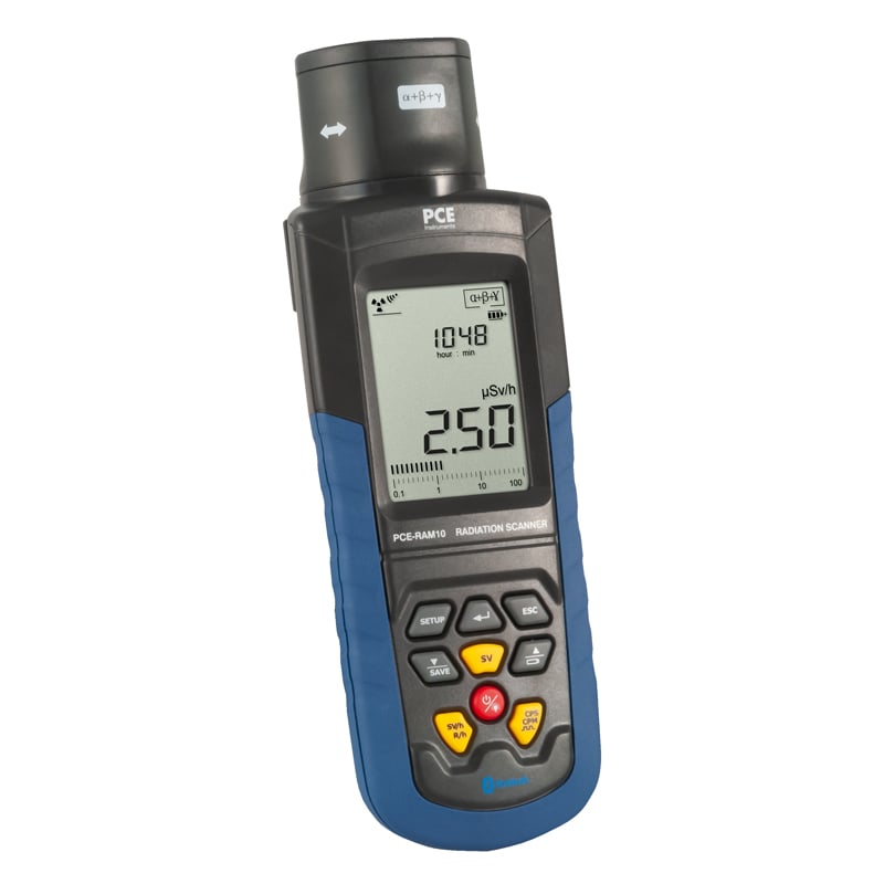 Medidor de radioatividade PCE-RAM 10
