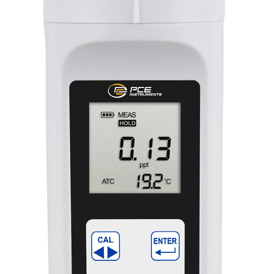 Medidor de conductividad PCE-PWT 10