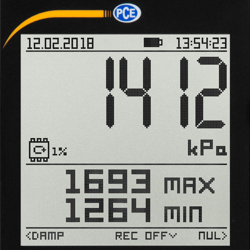 Manômetro / Vacuômetro PCE-PDA 1000L