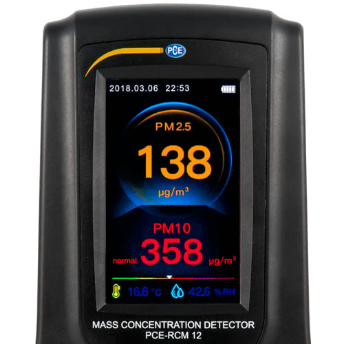 Contador de partículas PCE-RCM 12