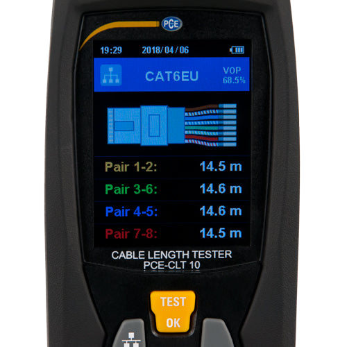 Detector de cabo PCE-CLT 10
