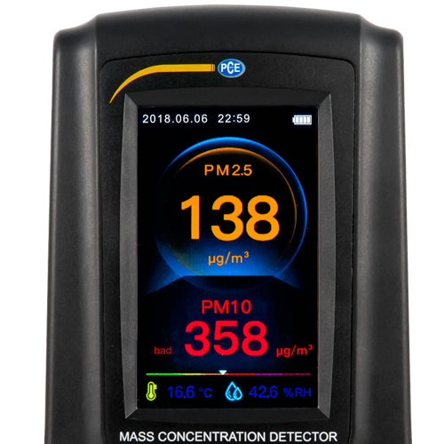 Contador de partículas PCE-RCM 11