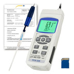 Medidor de pH PCE-228LIQ-ICA con certificado de calibración ISO