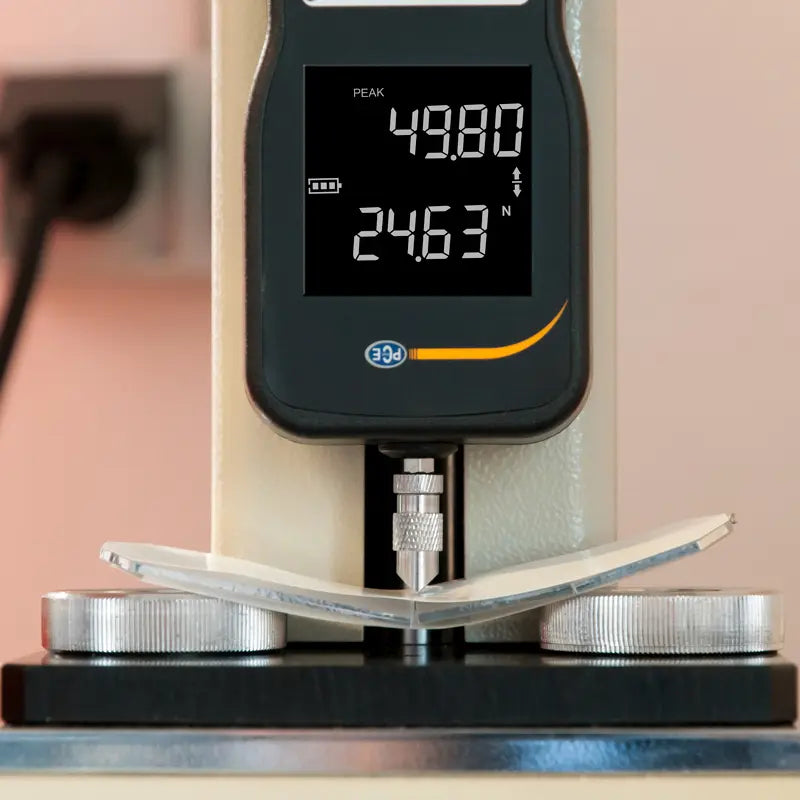 Dinamómetro PCE-FM 50N-ICA, incluyendo certificado de calibración ISO