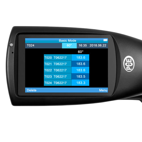 Medidor de brillo PCE-SGM 60-ICA, incluye certificado de calibración ISO
