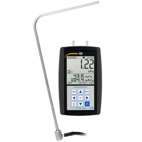 Anemómetro de tubo Pitot PCE-PDA 10L