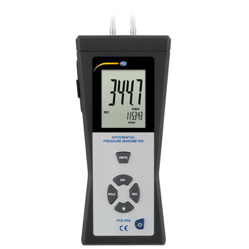 Manômetro PCE-P05-ICA incl. certificado de calibração ISO