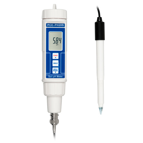 Medidor de pH PCE-PH20S-ICA incluindo certificado de calibração ISO