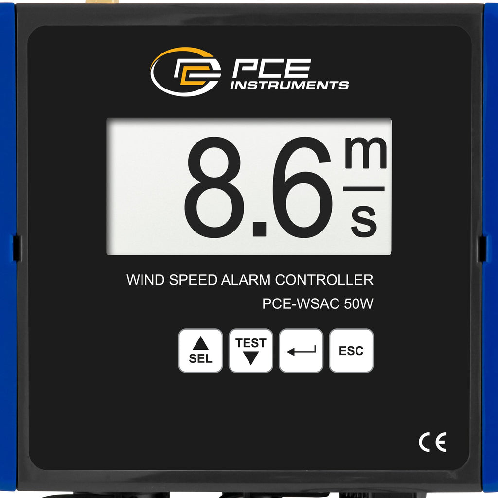 Anemómetro PCE-WSAC 50W 230-ICA incl. certificado de calibración ISO