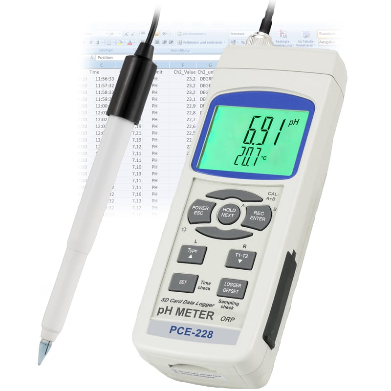 Medidor de pH PCE-228S