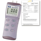 Manômetro PCE-P30-ICA incl. certificado de calibração ISO