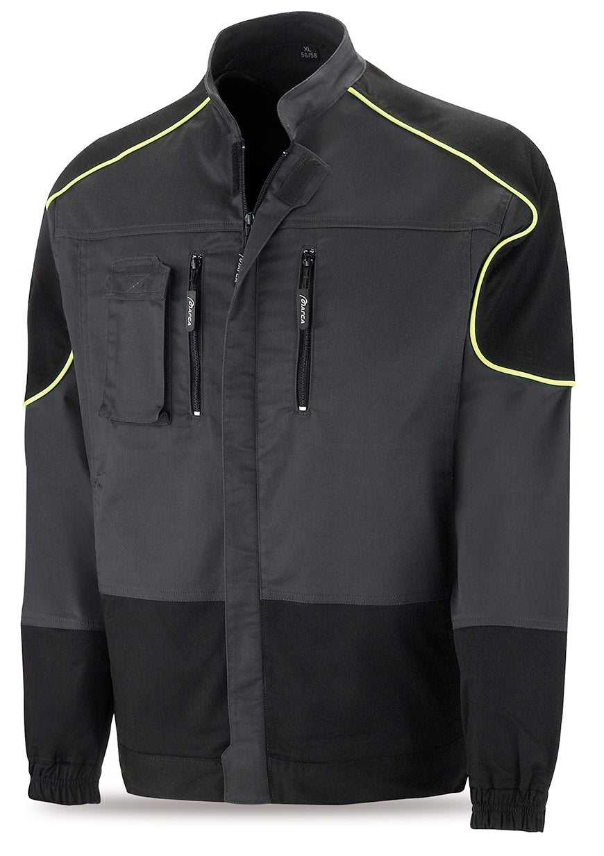 Casaco Pro Series stretch cinzento/preto poliéster/algodão 245 g