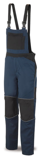 Jardineiras Pro Series stretch azul-marinho/preto poliéster/algodão 245 g