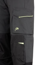 Calças Pro Series stretch cinzento/preto poliéster/algodão 245 g, vista 2
