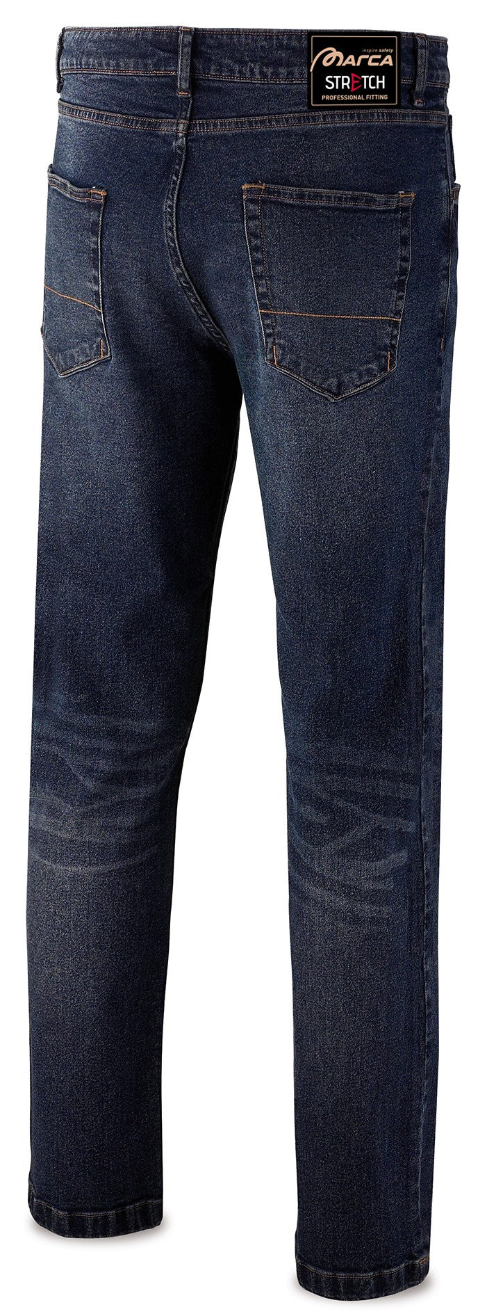 Calças stretch tipo ganga azul-marinho 310 g, vista 2