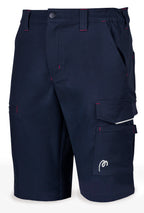 Bermudas stretch Pro Series azul-marinho 245 g com vários bolsos