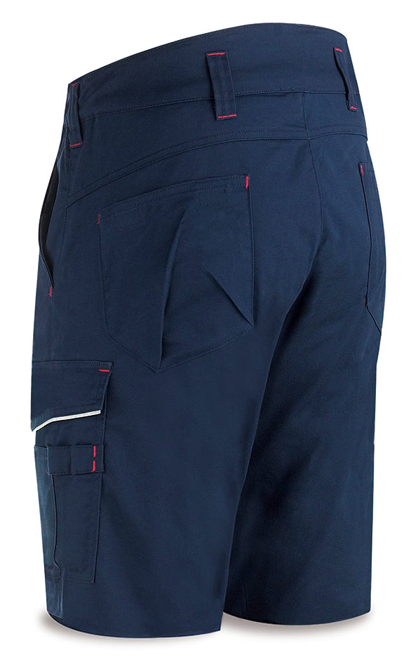 Bermudas stretch Pro Series azul-marinho 245 g com vários bolsos, vista 2