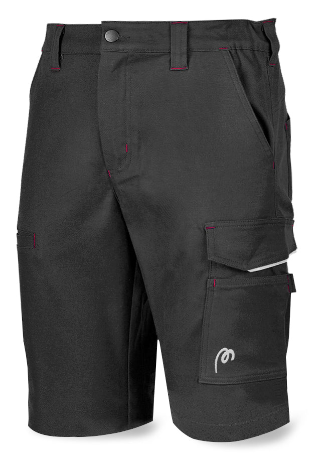 Bermudas stretch Pro Series cinzentas 245 g com vários bolsos