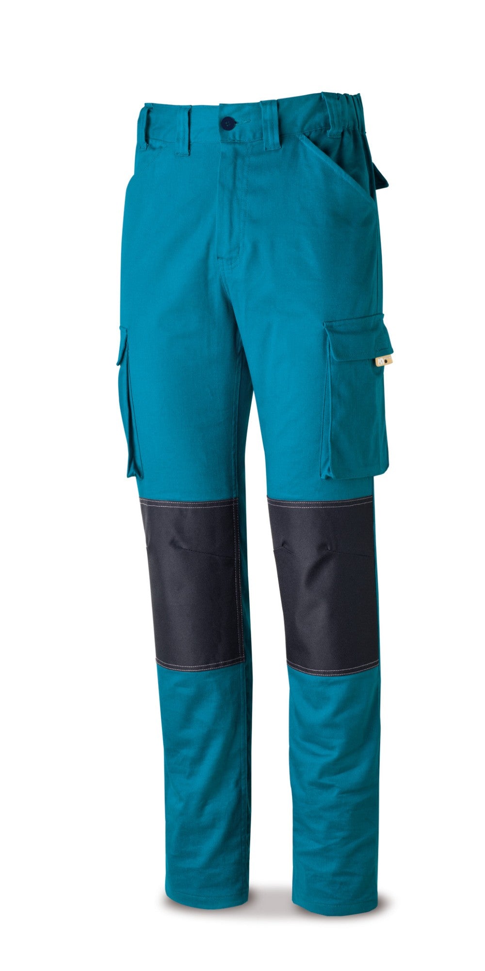 Calças stretch Pro Series azul-elétrico algodão 220 g com vários bolsos (ref. 588PSTRAE)