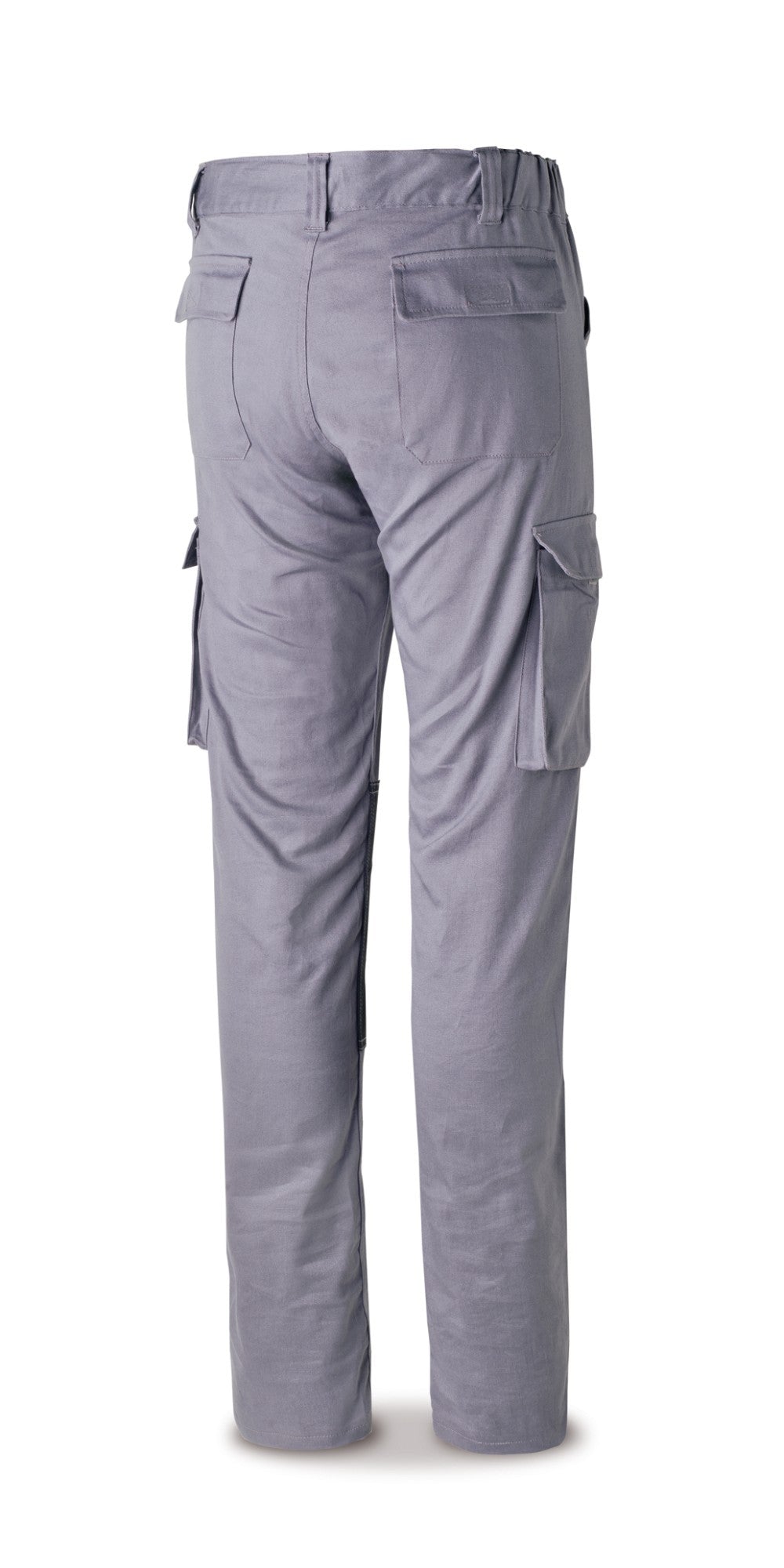 Calças stretch Pro Series cinzentas algodão 220 g com vários bolsos, vista 2