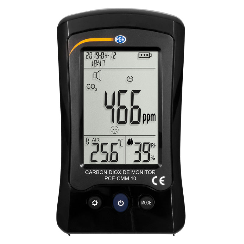 Medidor de CO2/Dióxido de Carbono PCE-CMM 10