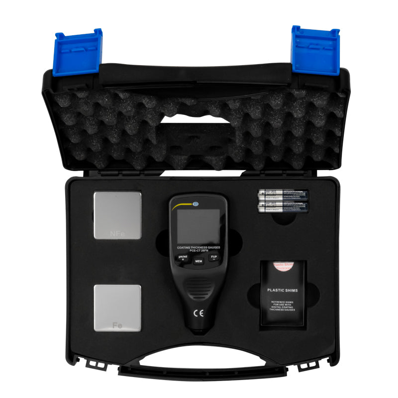 Medidor de espesores PCE-CT 26FN-ICA incl. certificado de calibración ISO
