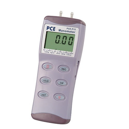 Manômetro PCE-P50-ICA incl. certificado de calibração ISO