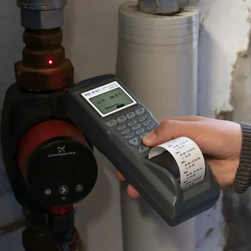 Termómetro PCE-JR 911-ICA con certificado de calibración ISO