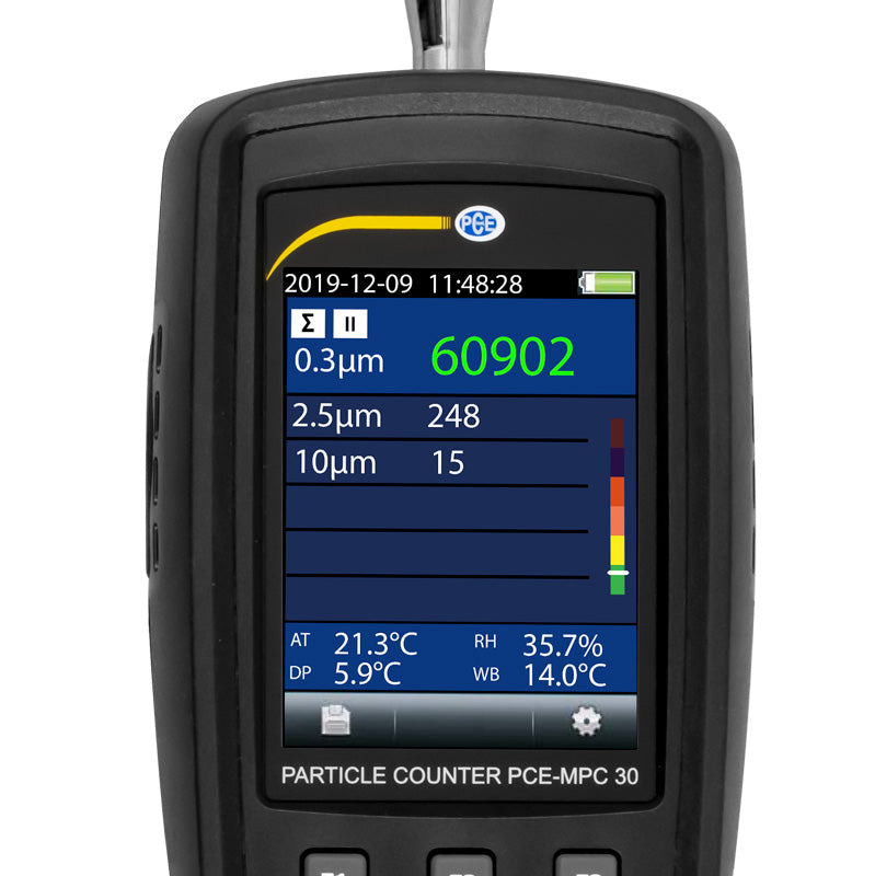 Contador de partículas PCE-MPC 30