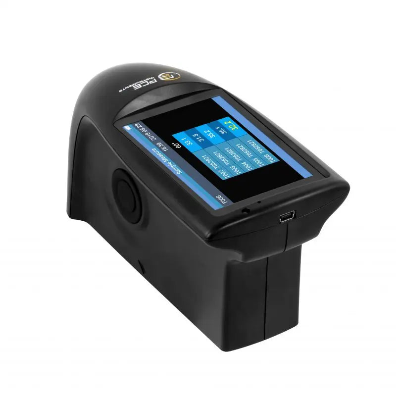 Medidor de brillo PCE-PGM 60-ICA con certificado de calibración ISO
